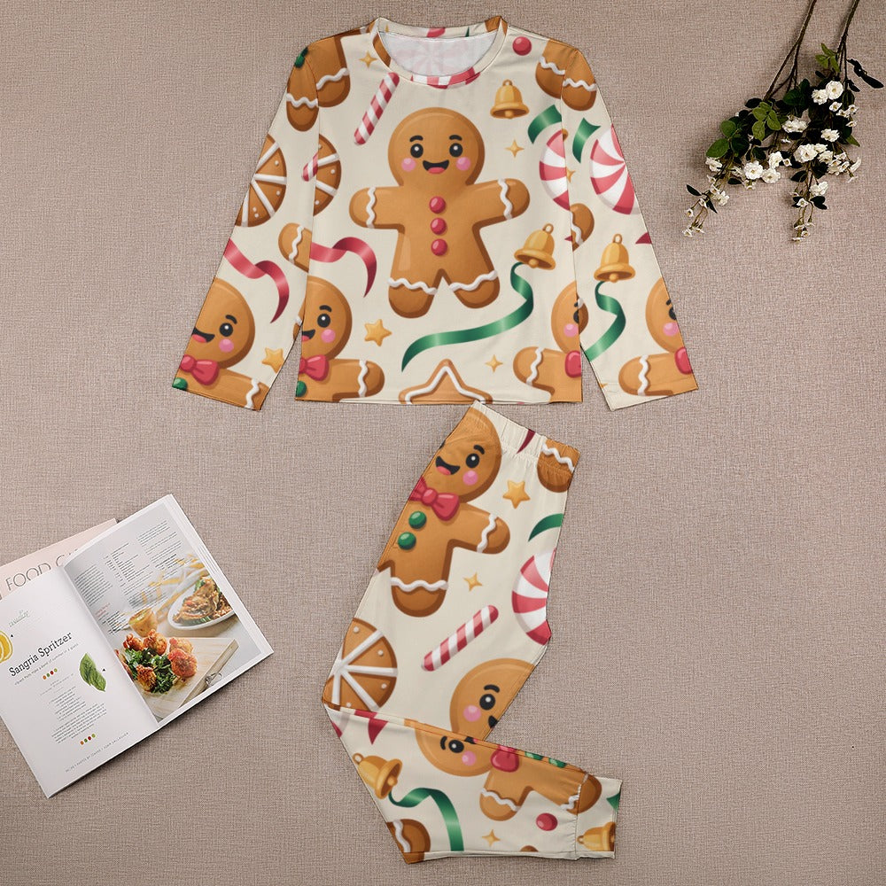 Boys’ Christmas Pajama Set – Soft Long Sleeve Top & Pants