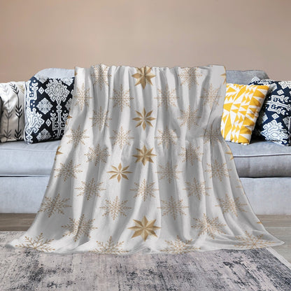 Christmas Ultra Soft Flannel Blanket – Cozy Holiday Throw, Warm Fleece Blanket for Bed & Sofa,