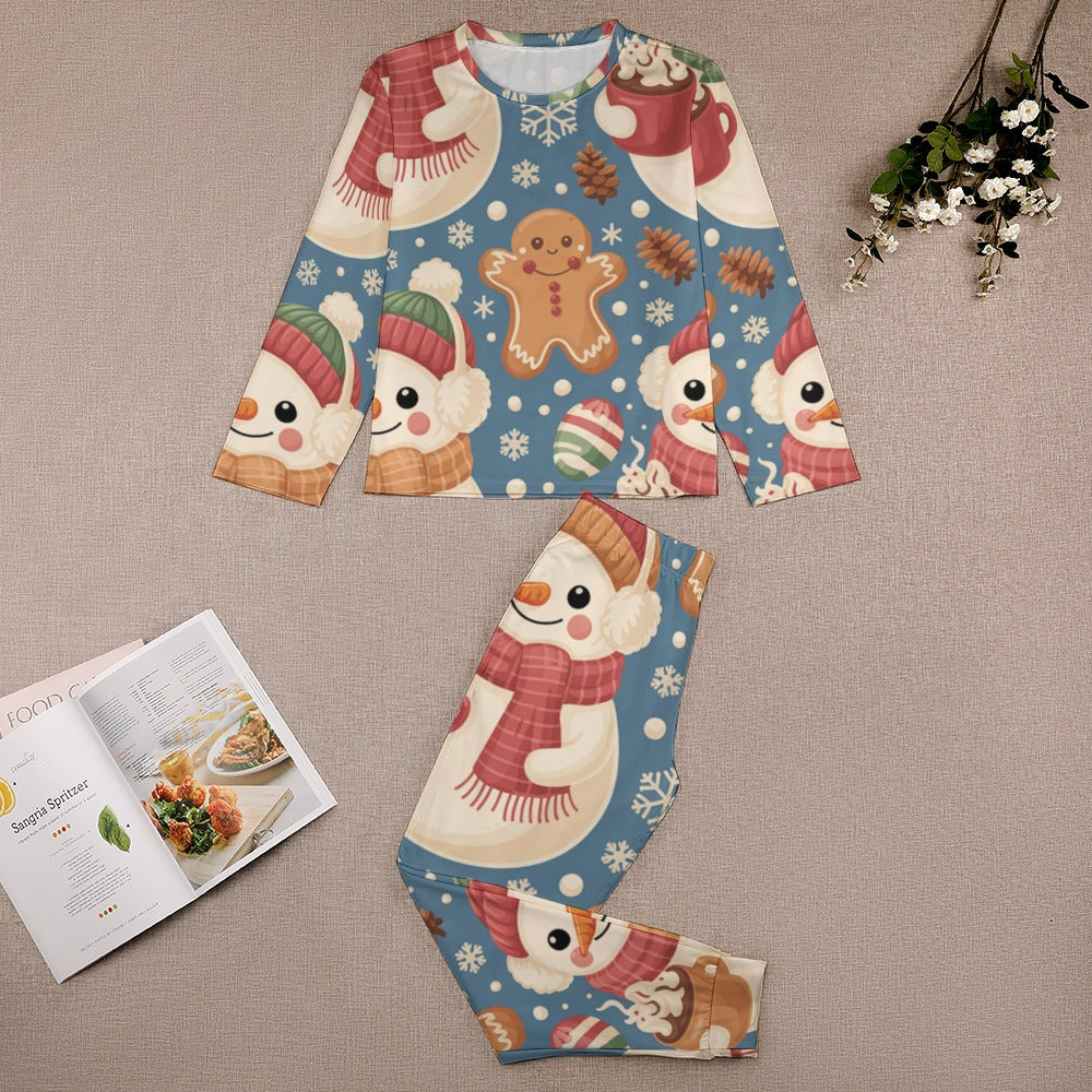 Boys’ Christmas Pajama Set – Soft Long Sleeve Top & Pants