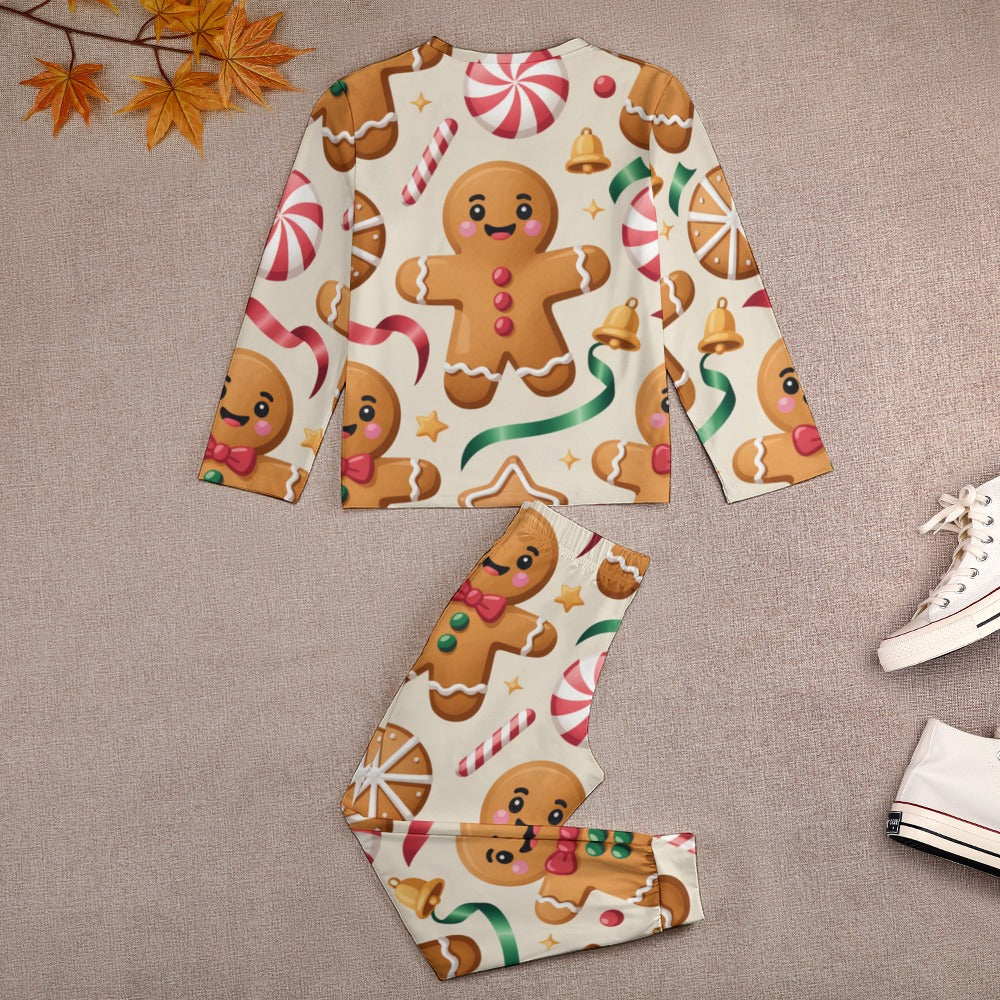 Boys’ Christmas Pajama Set – Soft Long Sleeve Top & Pants