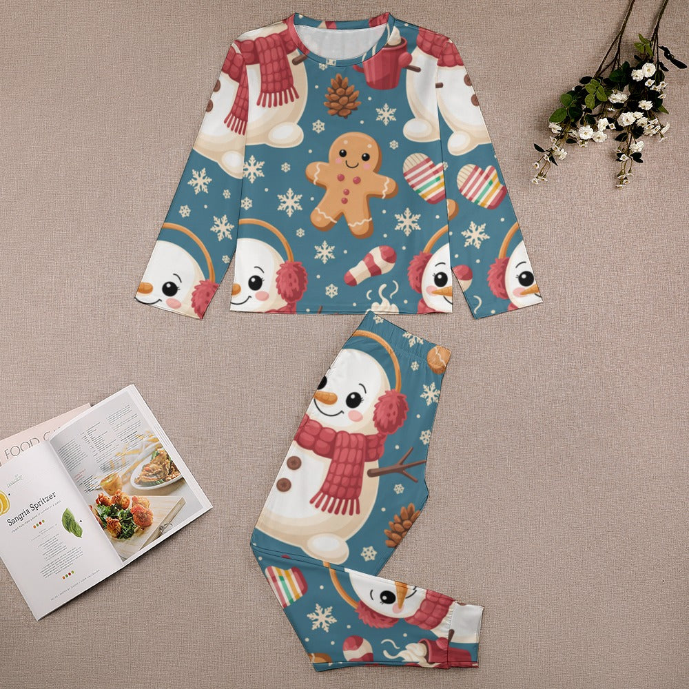 Boys’ Christmas Pajama Set – Soft Long Sleeve Top & Pants