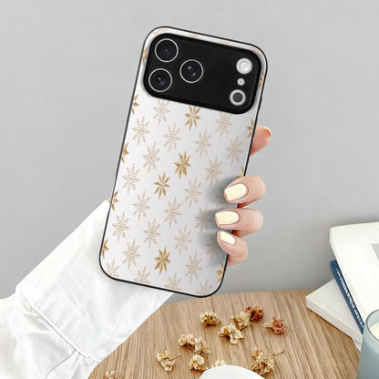 Christmas Glass Phone Case for iPhone 17 Series – Shockproof Anti-Scratch Cover