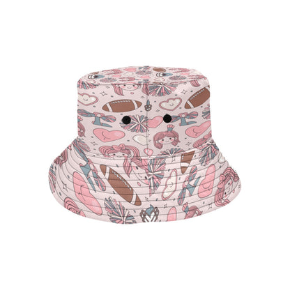 Unisex Game Day All Over Print Bucket Hat – Custom Sports Fan Polyester Hat for Summer, Tailgates & Outdoor Events – Trendy Football Baseball Game Day Accessory