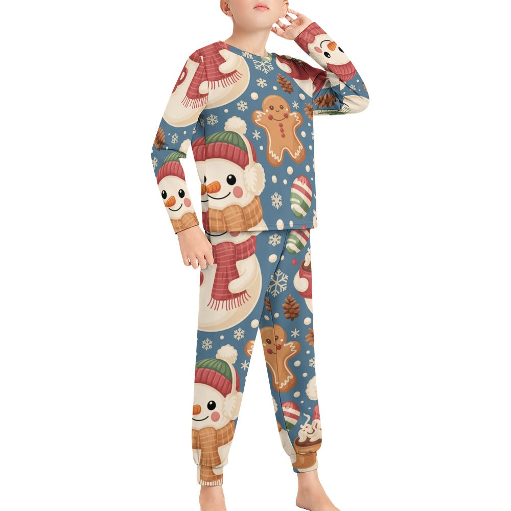 Boys’ Christmas Pajama Set – Soft Long Sleeve Top & Pants