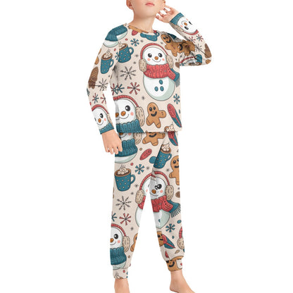 Boys’ Christmas Pajama Set – Soft Long Sleeve Top & Pants