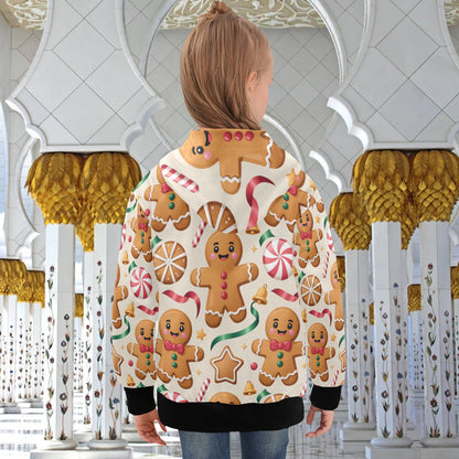 Big Girls' Christmas Hoodie – Long Sleeve Hooded Pullover for Ages 8-15