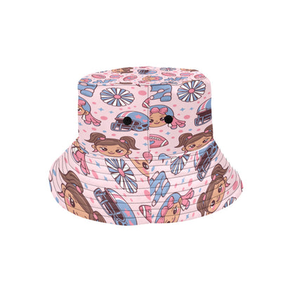 Unisex Game Day All Over Print Bucket Hat – Custom Sports Fan Polyester Hat for Summer, Tailgates & Outdoor Events – Trendy Football Baseball Game Day Accessory
