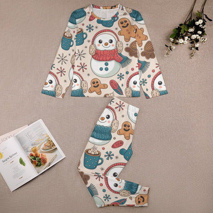Boys’ Christmas Pajama Set – Soft Long Sleeve Top & Pants