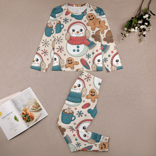 Boys’ Christmas Pajama Set – Soft Long Sleeve Top & Pants