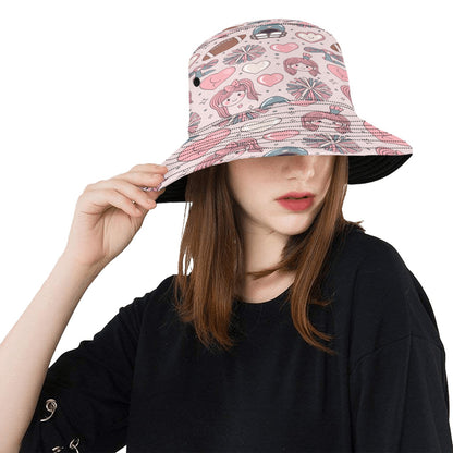 Unisex Game Day All Over Print Bucket Hat – Custom Sports Fan Polyester Hat for Summer, Tailgates & Outdoor Events – Trendy Football Baseball Game Day Accessory