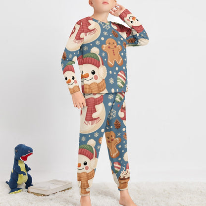 Boys’ Christmas Pajama Set – Soft Long Sleeve Top & Pants