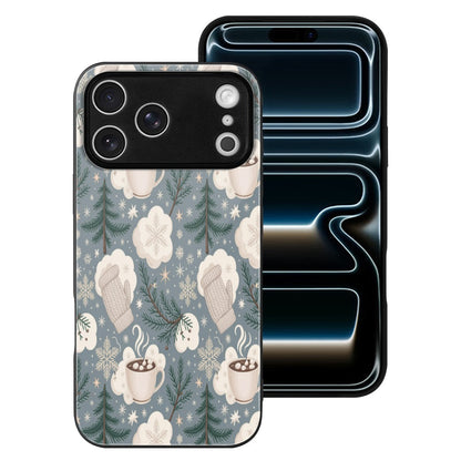 Christmas Glass Phone Case for iPhone 17 Series – Shockproof Anti-Scratch Cover