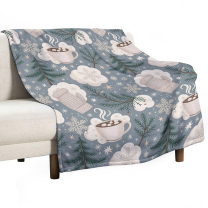 Christmas Ultra Soft Flannel Blanket – Cozy Holiday Throw, Warm Fleece Blanket for Bed & Sofa,