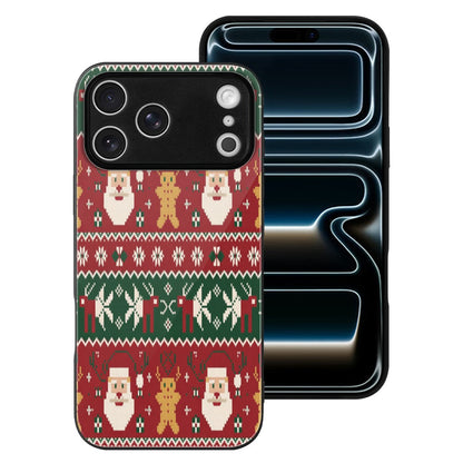 Christmas Glass Phone Case for iPhone 17 Series – Shockproof Anti-Scratch Cover