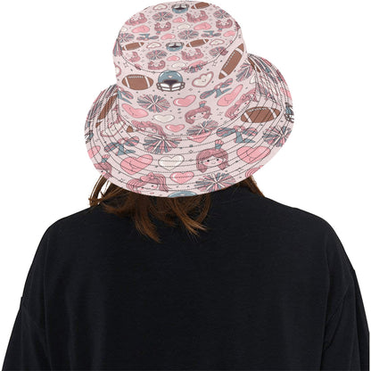 Unisex Game Day All Over Print Bucket Hat – Custom Sports Fan Polyester Hat for Summer, Tailgates & Outdoor Events – Trendy Football Baseball Game Day Accessory