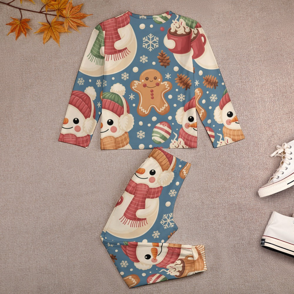 Boys’ Christmas Pajama Set – Soft Long Sleeve Top & Pants