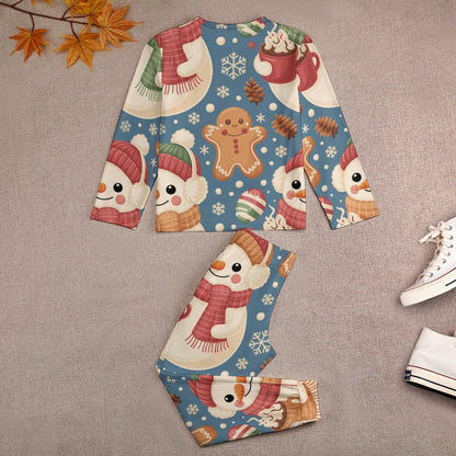 Boys’ Christmas Pajama Set – Soft Long Sleeve Top & Pants
