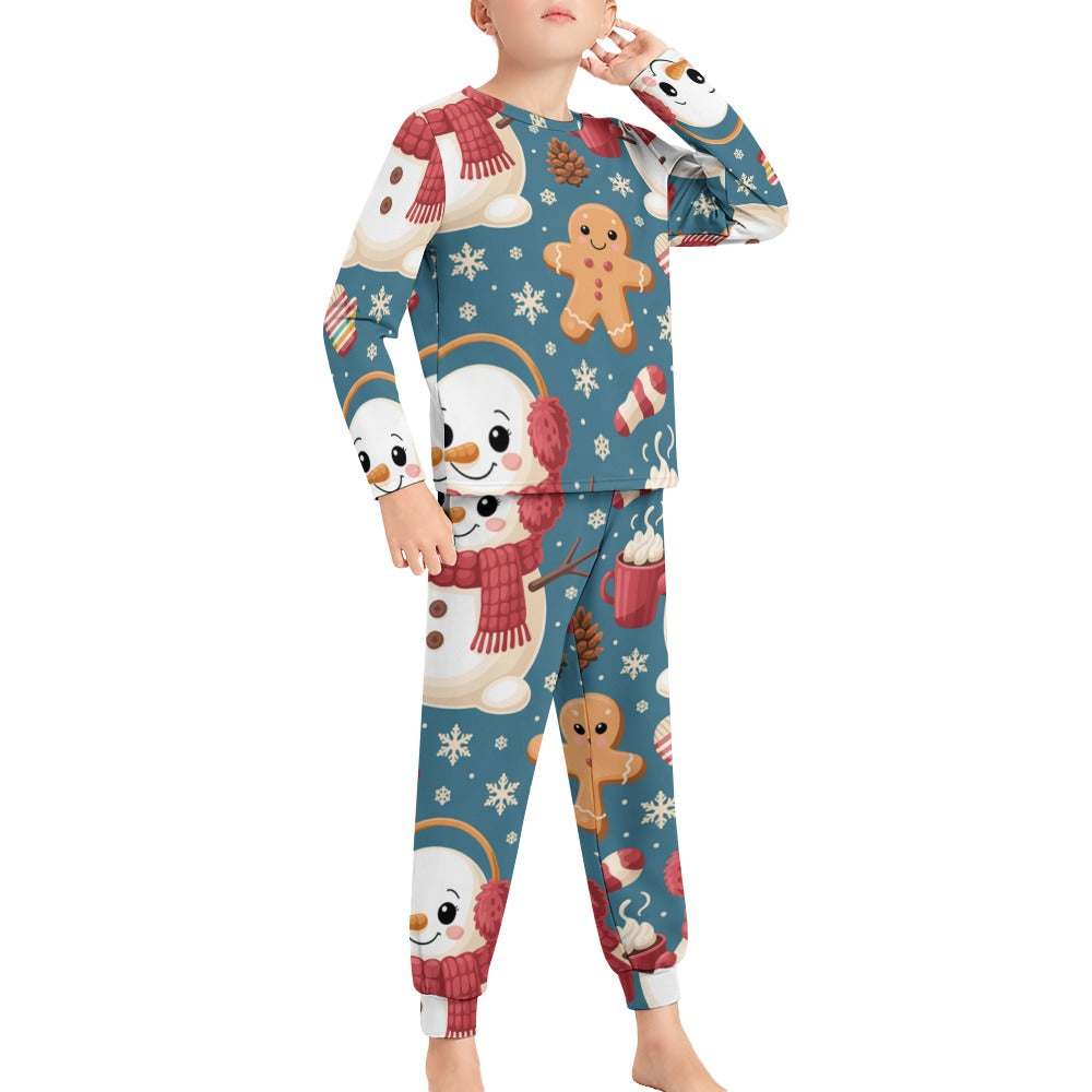 Boys’ Christmas Pajama Set – Soft Long Sleeve Top & Pants